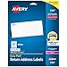 Avery Return Address Labels with Sure Feed for Laser Printers, 0.5" x 1.75", 2,000 Labels, Permanent Adhesive (5267) primary
