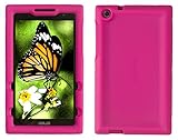 Bobj Rugged Case for ASUS ZenPad Z170C, Z170CG, Z170MG, P01Z – BobjGear Custom Fit - Patented Venting - Sound Amplification - BobjBounces Kid Friendly (Rockin' Raspberry)