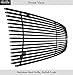 APS Fits 1992-1996 Ford Bronco/F-150/F-250/F-350 Stainless Black Billet Grille Grill #F85007J