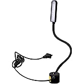 LED Sewing Machine Light,POWKER 30 LED Magnetic Mount Drill Press Light with Flexible Silone Coating Gooseneck for Sewing Machine, Drill Presses, Desks, Music Stands, Craft, Workbenches, Lathes Lamps