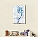 wall26 Canvas Print Wall Art Mermaid Swimming on Watercolor Wood Panels Fantasy & Sci-Fi Ocean Illustrations Modern Art Rustic Scenic Relax/Calm Multicolor for Living Room, Bedroom, Office - 12