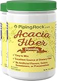 Piping Rock Acacia Fiber Powder 2 Bottles x 12 oz (340 g) Easy Mix Dietary Supplement