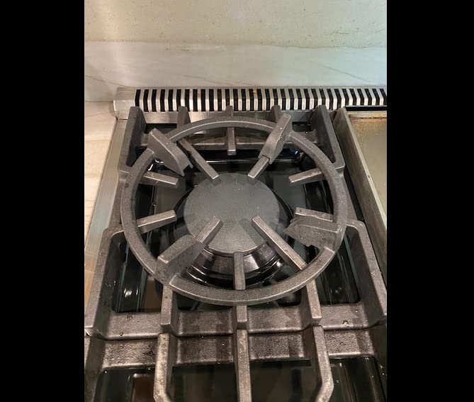 Uniflasy Cast Iron Wok Ring Burner Grate for Gas Stove for Samsung
