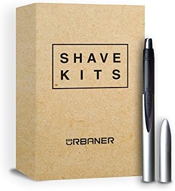 URBANER Sleek Pen Design Nose Hair Trimmer Wet / Dry (Made in Taiwan) Comes With BoxCave Microfiber Cleaning Cloth