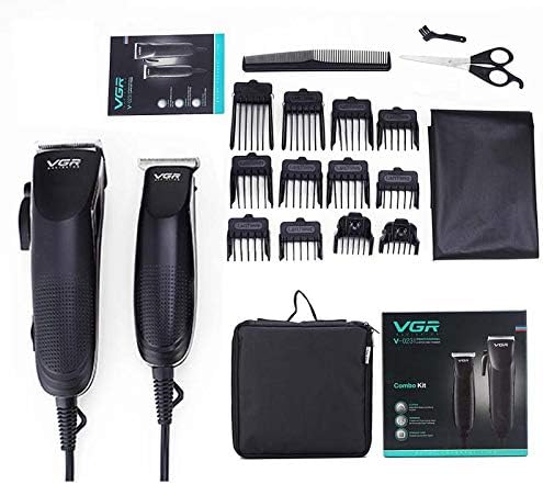 Professional Hair Clippers Hair Trimmer Haircut Kit Storage Bag for Household Adult and Kids High-Power Electric Hair Cutter Scissors V-023