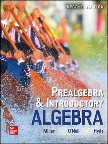 Prealgebra Introductory Algebra Miller Julie O Neill Molly Hyde Nancy 9781259610332 Books