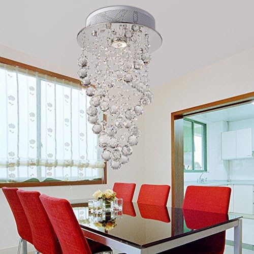 HuaJing® Simple and elegant crystal lamps a restaurant crystal chandeliers hanging wire lights [Energy Class A+]