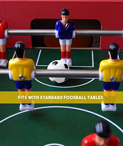 image for Juvale Foosball Balls Pack - 12-Count 1.4 Inches Mini Table Soccer Bal