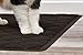 GORILLA GRIP Cat Litter Box Mat, 35x23, Water Resistant Kitty Litter Trapping Mat, Textured Backing, Easy to Clean, Less Waste and Clean Floors, Kitten Supplies for Indoor Cats, Soft on Paws, Brown