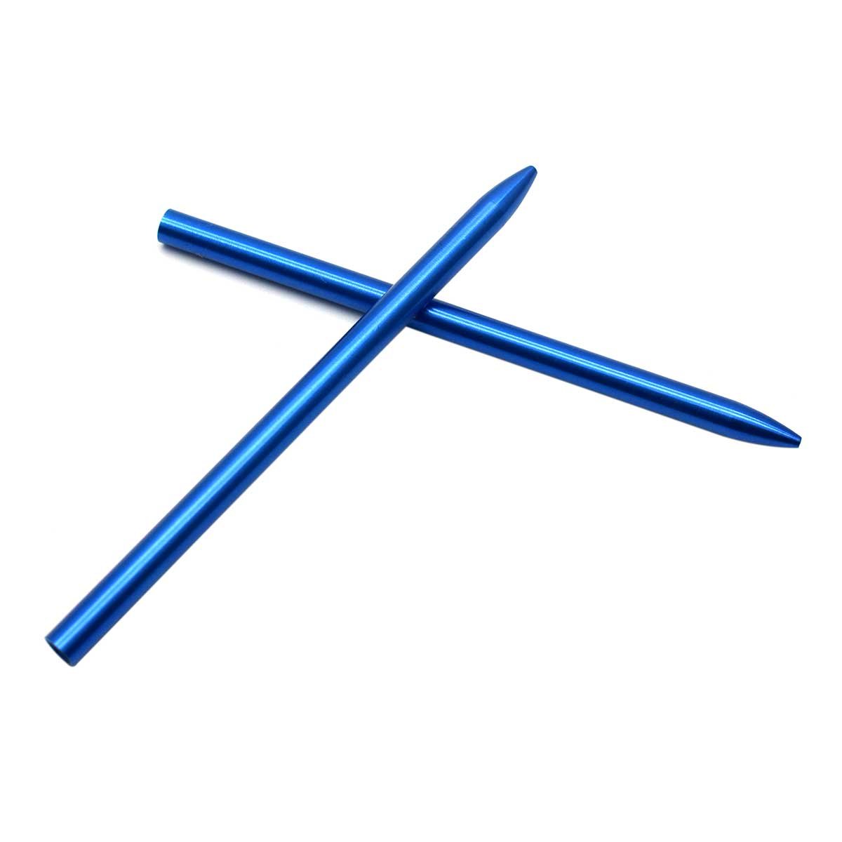 2 Pack Aluminum Paracord Needles Fids 88.5mm Lacing Needle for 550 Paracord Bracelet Rope (Blue)