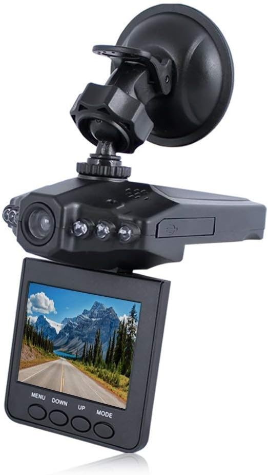 Mini 2.5inch HD Car LED IR Vehicle DVR Road Video Camera Rotatable