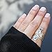 Oxford Diamond Co Abalone Shell .925 Sterling Silver Ring Sizes 5-13