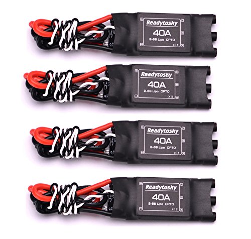 Readytosky 40A ESC OPTO 2-6S Brushless Speed Controller ESC for DJI F550 650 680 Quadcopter Multirotor Helicopter(4PCS)