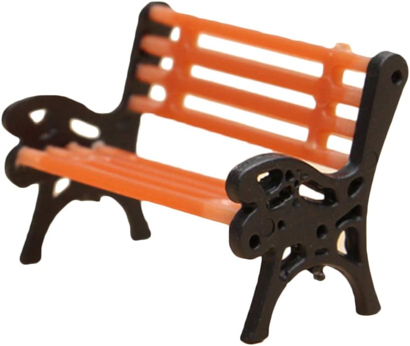 Wansan Banco de jardín de Resina Mini Banco de Resina para la