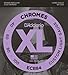 D'Addario XL Chromes Flat Wound Bass Guitar Strings - ECB84 - Long Scale - Custom Light, 40-100