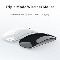 Uciefy U30 Bluetooth Mouse, Ultra Slim Triple Mode