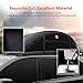 Car Roof Bag Cargo Carrier, 17 Cubic Feet Waterproof Rooftop Cargo Carrier Bag Vehicle Soft-Shell Carriers with Storage Carrying Bag + 6 Reinforced Straps Suitable for All Cars with/Without Rack