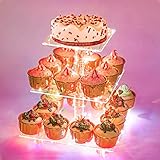 Weddingwish Pastry Stand 3 Tier Acrylic Cupcake