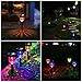 Ollivage Solar Pathway Lights Outdoor, Solar Garden Lights Color Changing Solar Landscape Lighting Weatherproof Auto On/Off for Lawn Patio Yard Walkway Sidewalk Driveway, 6 Pack