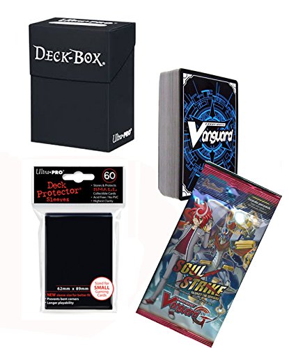 Cardfight 60 Cards Pack w/ RR & RRR 1 Booster Pack Ultra Pro Deck Box & Sleeves