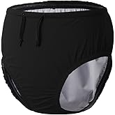 EEOST Youth Special Needs Reusable Swim Diapers Swimwear for Incontinence Cloth Diaper Covers Waterproof,Leakproof, Unisex (12-14T, Black)