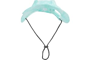 BCOATH Dog Baseball Hat Adjustable Cotton Sun-Shade Cap with Ear Holes Small Puppy Sun Hat Outdoor Protective Pet Bucket for 