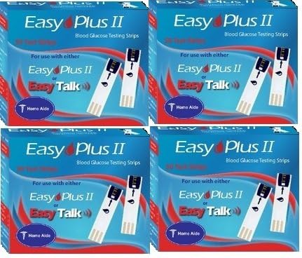 Easy Plus II Blood Glucose Test Strips 200Ct Bundle Deal
