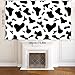 Cow Print Backdrop Banner Cow Farm Animal Themed Party Favor Cow Print Party Decorations Western Cowboy Party Backdrop Banner for Farm Animal Party Picnic Supplies, 72.8 x 43.3 Inch