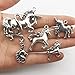 20pcs Unicorn Horse Magical Lucky Charm Craft Supplies Mixed Pendants Beads Charms Pendants for Crafting, Jewelry Findings Making Accessory For DIY Necklace Bracelet (M046)