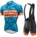 PHTXOLUE Cycling Kits for Men Cycling Jersey Set Uniform Clothes Bike Bicycle Shirt+3D Gel Pad Cushion Bibs Shorts