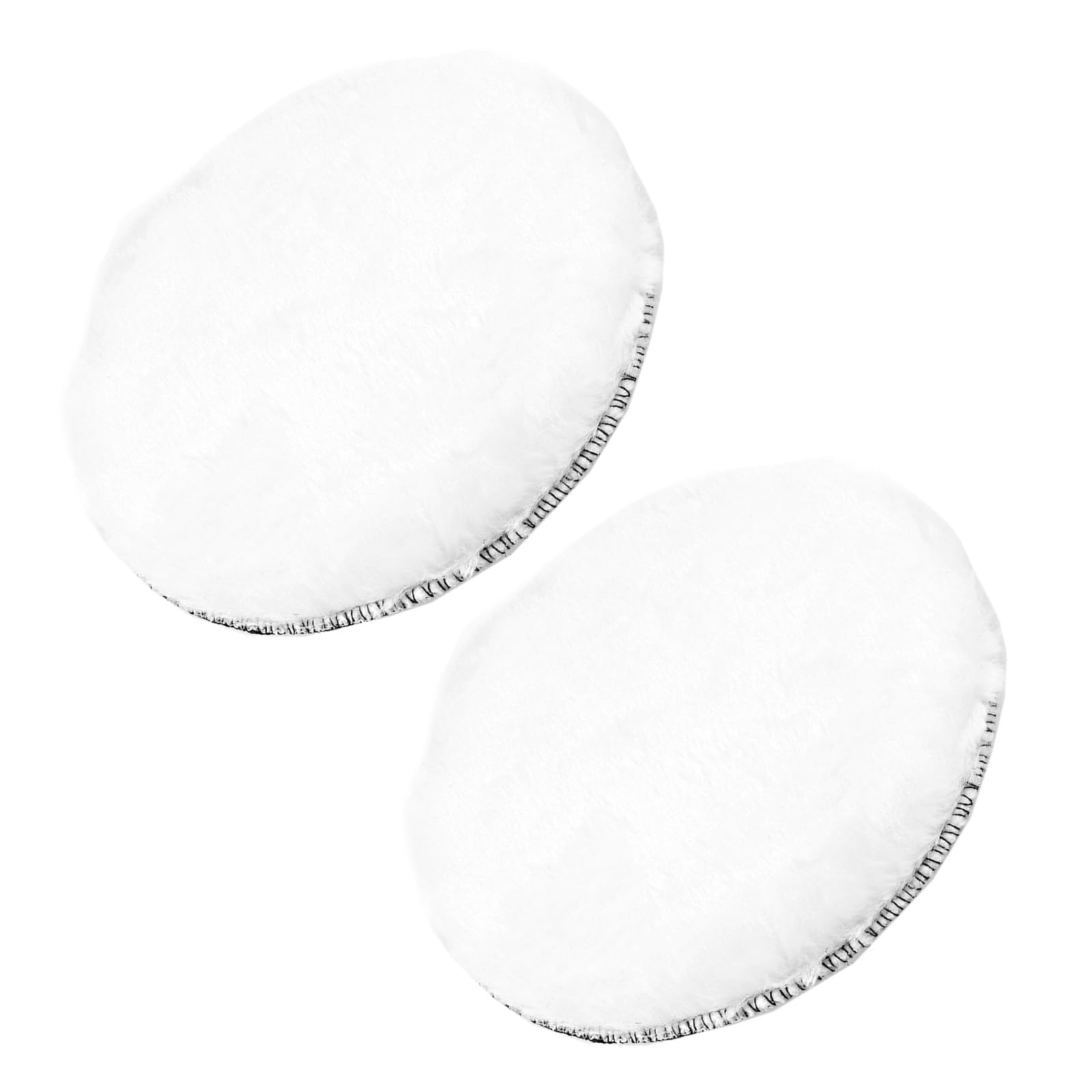 CoCud Wool Polishing Pad, 6" Diameter, Wool Hook and Loop Backing Buffing Pad - (Applications: for Cars, Glass, Wood Products), 2-Pieces