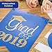 2023 Graduation Banner No DIY Required Graduation Decorations Party Supplies, Grad Banner for Class of 2023 Graduation Party Decorations College, High School Party (Blue Gold)