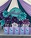 MISS FANTASY M Mermaid Gift Bags Mermaid Party Bags Mermaid Goodie Bag Glitter Treat Bags for Under The Sea Party Mermaid Gifts for Girls Set of 12 (Purple Mermaid 12pcs)