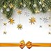 pinkblume Silver Star Garland Party Decorations Kit 3D Stars Metallic Bunting Banner for Holiday Xmas Birthday Wedding Baby Shower Hanging Decorations for Christmas Nursery Decor Clearance(4 Set)