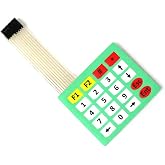 4Pcs 4x5 Keys Matrix Array 20 Key Keypad Membrane Switch Control Panel for Arduino