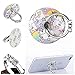 Urberry Phone Ring Stand Holder, Skull Printed Adjustable Universal Smartphones Grip Kickstand Holder (Round-Unicorn)