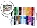32 Color Hair Chalk Pen Set Boldest and Brightest Metallic and Rainbow