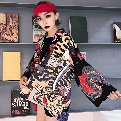 Kimono Cardigan Blouse Shirt Beach Kimonos Woman Cosplay Yukata OBI Japanese Komono Kk2451,1,One Size