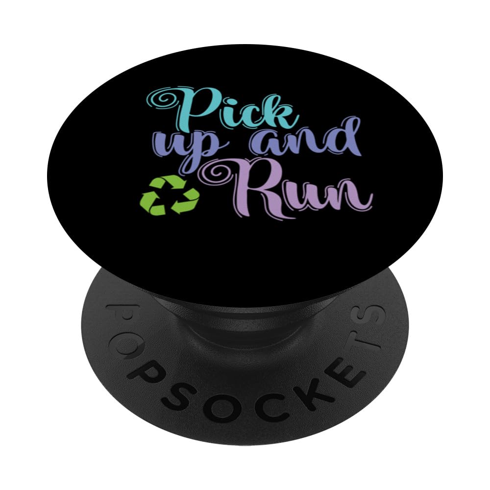 Plogging Pick up and Run PopSockets Swappable PopGrip