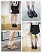 Eliffete Black Socks Pack of 5 Ankle High Stockings Casual Tights for Teenagers