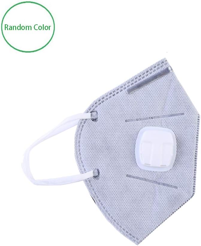 JTAITIAN Face Dust Mask, N95 Mask Anti-Pollution Breathabling Respirator Universal Filters with Carbon Activated Filtration for Cycling Running Women Men Kids (Random Color)