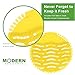 Urinal Screen & Deodorizer (10-Pack) by Modern Industrial - Fits Most Top Urinal Brands at Restaurants, Offices, Schools, etc. (Yellow Lemon)
