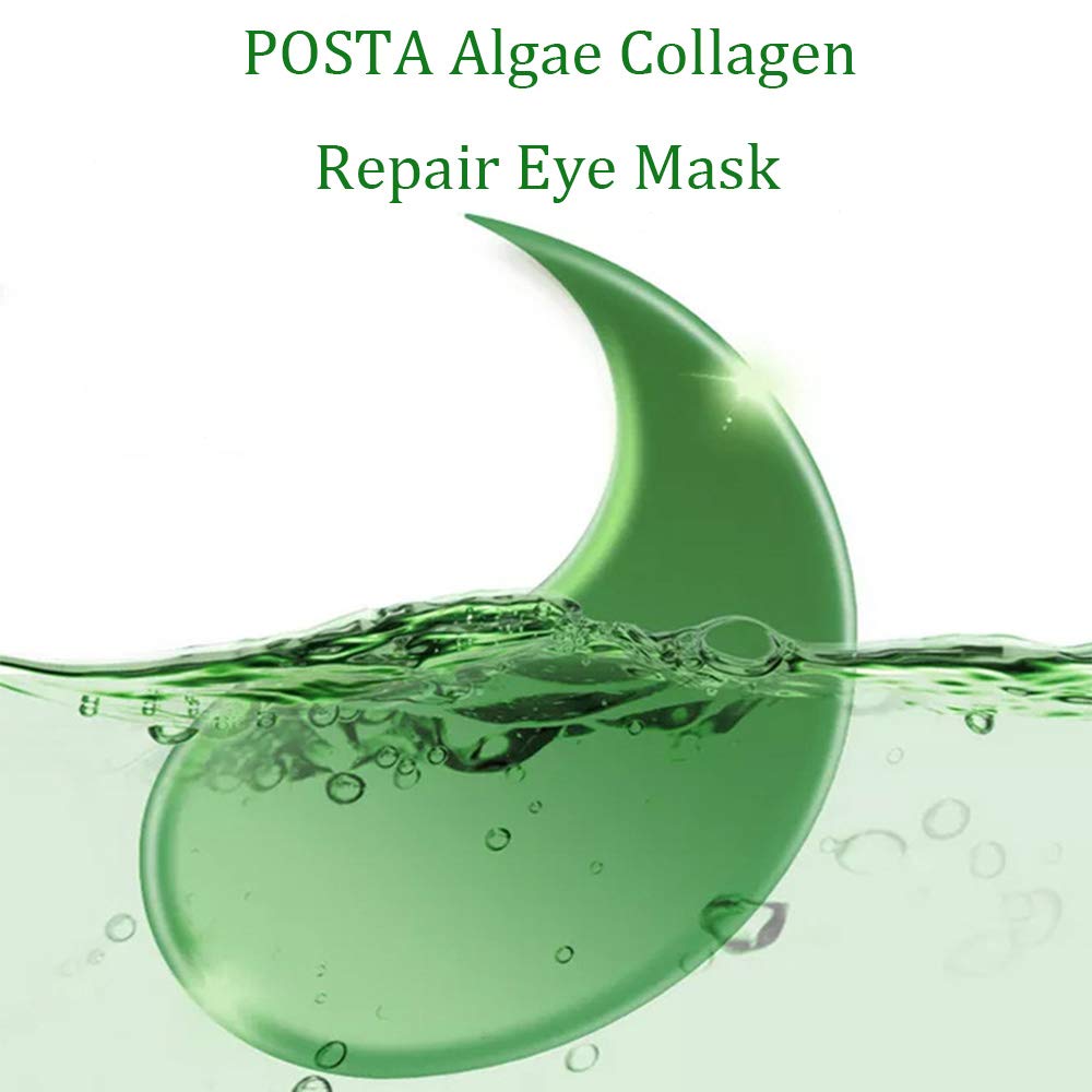 Collagen Eye Mask, POSTA 60 PCS Under Eye Treatment Gels Eye Patches, With Anti-Aging Hyaluronic Acid For Moisturizing & Reducing Dark Circles Puffiness Wrinkles Fine Lines : Beauty