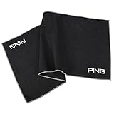 Ping Player Towel, Black/Steel