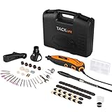 Tacklife RTD35ACL Advanced Multi-functional Rotary Tool Kit with 80 Accessories and 3 Attachments Variable Speed for Around-the-House and Crafting Projects