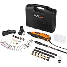 Tacklife RTD35ACL Advanced Multi-functional Rotary Tool Kit with 80 Accessories and 4 Attachments Variable Speed for Around-the-House and Crafting Projects