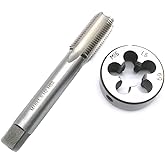 YOYO TOOLS M16 x 1.5mm Metric HSS Thread Tap and Die Set, Right Hand Thread, Silver