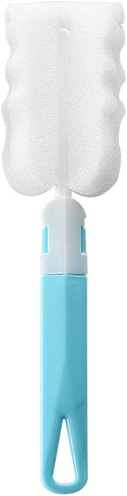 Jessicadaphne Cleaning Bottle Sponge Brush with Long Handle Cleaner Kitchen Cleaning Tool