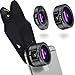 iPhone Lens Kit 0.35 x Super Wide Angle Lens, 15 x Macro Lens, Universal Clip, Premium Quality, 2 in 1 Professional HD Camera Lens for iPhone 7 Plus / 6 / 5 Samsung / Android and Most Smartphone