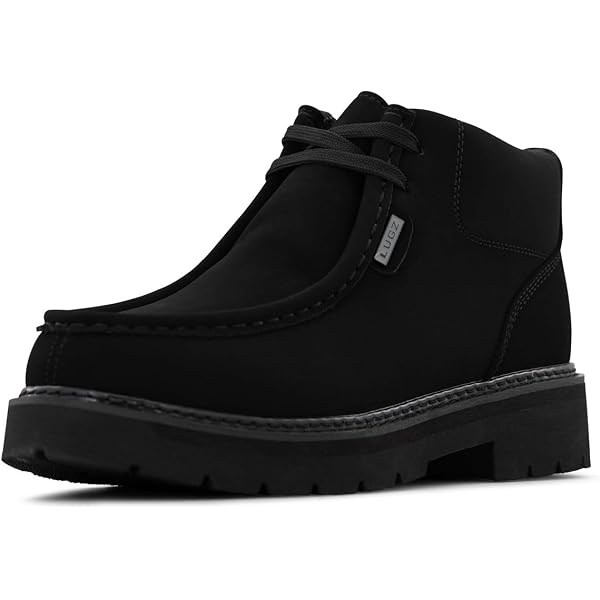 SAO Stacy Adams Chukka Ankle Boots men 8.5 Black Suede Leather Shoes Lace up cl Sao by stacy adams - Gem main image 2